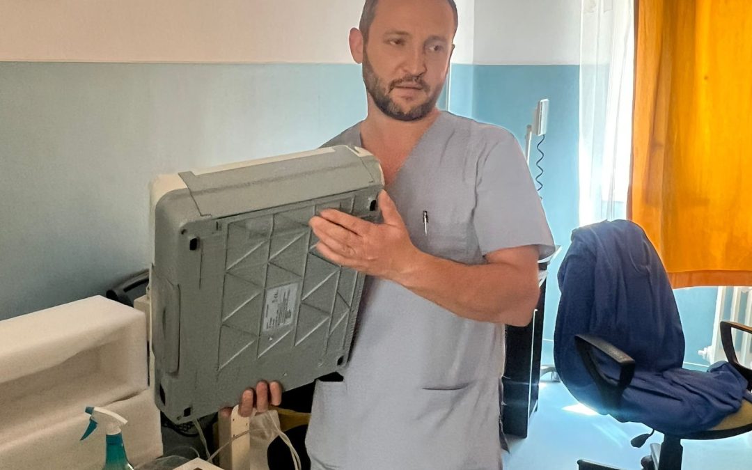 Noul EKG și un iluminator de vene a ajuns la Spitalul De Pediatrie Bega Timișoara