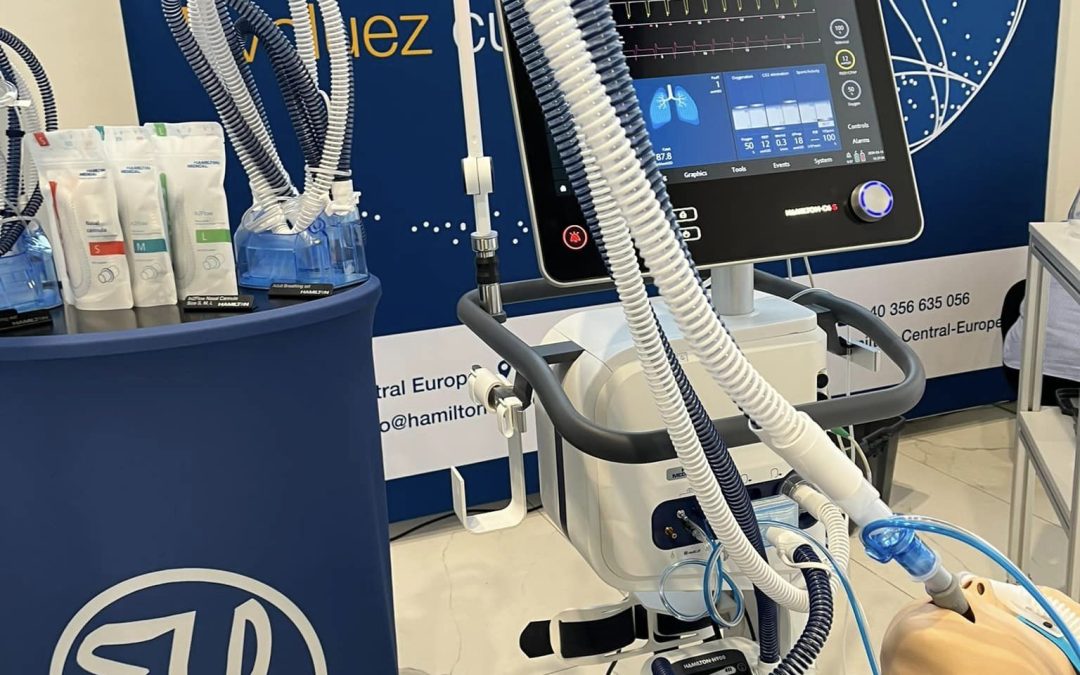 SIMULARE – VENTILATOR IMPREUNA CU HAMILTON CENTRAL EUROPE
