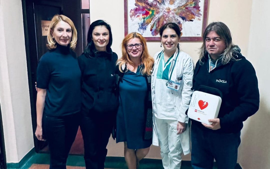 Defibrilator pentru Centrul medical din Buzias